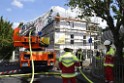 Dachstuhlbrand Koeln Poll Geislarerstr P454